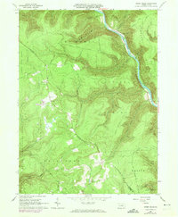 Download a high-resolution, GPS-compatible USGS topo map for Jersey Mills, PA (1974 edition)