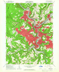 Download a high-resolution, GPS-compatible USGS topo map for Johnstown, PA (1966 edition)