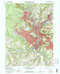 Download a high-resolution, GPS-compatible USGS topo map for Johnstown, PA (1988 edition)