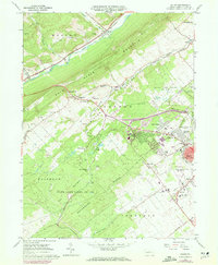 Download a high-resolution, GPS-compatible USGS topo map for Julian, PA (1972 edition)