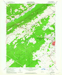 Download a high-resolution, GPS-compatible USGS topo map for Julian, PA (1965 edition)