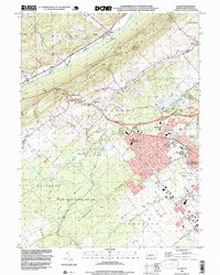 Download a high-resolution, GPS-compatible USGS topo map for Julian, PA (1999 edition)