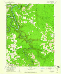 Download a high-resolution, GPS-compatible USGS topo map for Karthaus, PA (1961 edition)