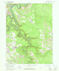 Download a high-resolution, GPS-compatible USGS topo map for Karthaus, PA (1972 edition)