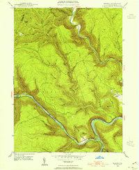 Download a high-resolution, GPS-compatible USGS topo map for Keating, PA (1954 edition)