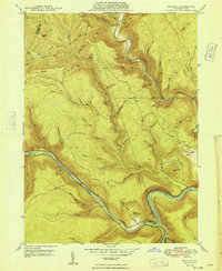 Download a high-resolution, GPS-compatible USGS topo map for Keating, PA (1948 edition)
