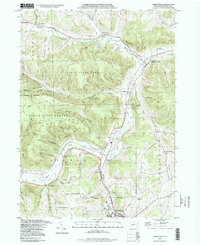 Download a high-resolution, GPS-compatible USGS topo map for Keeneyville, PA (1998 edition)