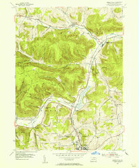 Download a high-resolution, GPS-compatible USGS topo map for Kenneyville, PA (1956 edition)