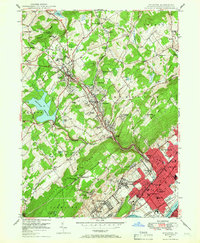 Download a high-resolution, GPS-compatible USGS topo map for Kingston, PA (1966 edition)