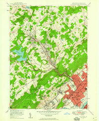 Download a high-resolution, GPS-compatible USGS topo map for Kingston, PA (1959 edition)