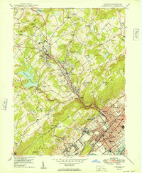 Download a high-resolution, GPS-compatible USGS topo map for Kingston, PA (1949 edition)