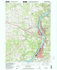 preview thumbnail of historical topo map of Kittanning, PA in 1998