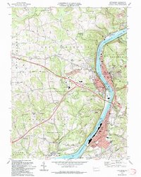 Download a high-resolution, GPS-compatible USGS topo map for Kittanning, PA (1993 edition)