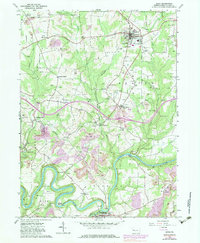 Download a high-resolution, GPS-compatible USGS topo map for Knox, PA (1980 edition)