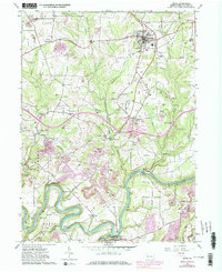 Download a high-resolution, GPS-compatible USGS topo map for Knox, PA (1980 edition)