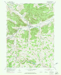 Download a high-resolution, GPS-compatible USGS topo map for Knoxville, PA (1971 edition)