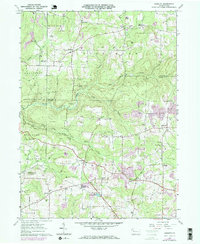preview thumbnail of historical topo map of Clarion County, PA in 1963