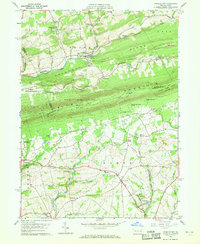 Download a high-resolution, GPS-compatible USGS topo map for Kunkletown, PA (1968 edition)