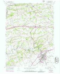 Download a high-resolution, GPS-compatible USGS topo map for Kutztown, PA (1986 edition)