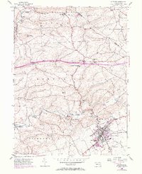 Download a high-resolution, GPS-compatible USGS topo map for Kutztown, PA (1971 edition)