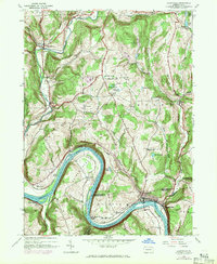 Download a high-resolution, GPS-compatible USGS topo map for Laceyville, PA (1971 edition)