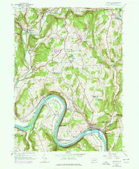 Download a high-resolution, GPS-compatible USGS topo map for Laceyville, PA (1977 edition)