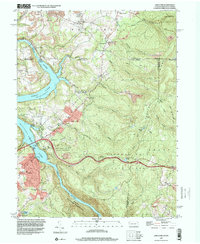 Download a high-resolution, GPS-compatible USGS topo map for Lake Lynn, PA (2000 edition)