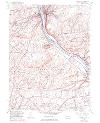 Download a high-resolution, GPS-compatible USGS topo map for Lambertville, PA (1974 edition)