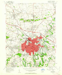 Download a high-resolution, GPS-compatible USGS topo map for Lancaster, PA (1962 edition)
