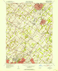 Download a high-resolution, GPS-compatible USGS topo map for Lansdale, PA (1953 edition)