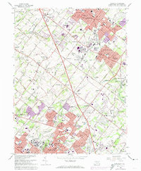 Download a high-resolution, GPS-compatible USGS topo map for Lansdale, PA (1974 edition)