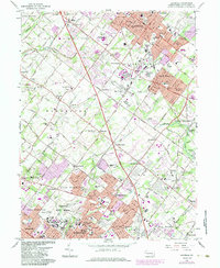 Download a high-resolution, GPS-compatible USGS topo map for Lansdale, PA (1983 edition)