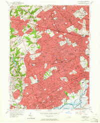 Download a high-resolution, GPS-compatible USGS topo map for Lansdowne, PA (1964 edition)