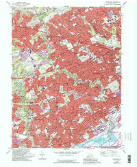 Download a high-resolution, GPS-compatible USGS topo map for Lansdowne, PA (1994 edition)
