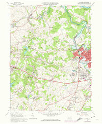 Download a high-resolution, GPS-compatible USGS topo map for Latrobe, PA (1973 edition)