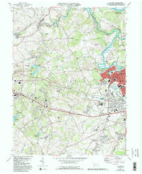 Download a high-resolution, GPS-compatible USGS topo map for Latrobe, PA (1993 edition)