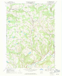 Download a high-resolution, GPS-compatible USGS topo map for Le Raysville, PA (1971 edition)