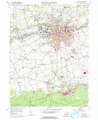 Download a high-resolution, GPS-compatible USGS topo map for Lebanon, PA (1991 edition)