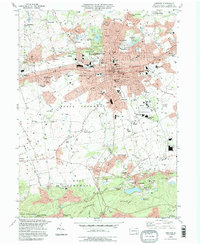 Download a high-resolution, GPS-compatible USGS topo map for Lebanon, PA (1996 edition)