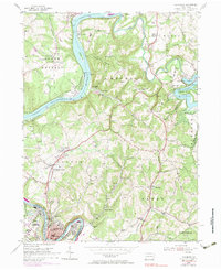 Download a high-resolution, GPS-compatible USGS topo map for Leechburg, PA (1983 edition)