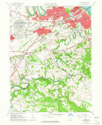 Download a high-resolution, GPS-compatible USGS topo map for Lemoyne, PA (1965 edition)