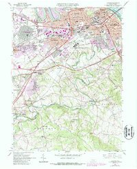 Download a high-resolution, GPS-compatible USGS topo map for Lemoyne, PA (1987 edition)
