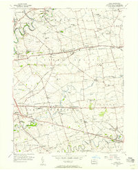 Download a high-resolution, GPS-compatible USGS topo map for Leola, PA (1957 edition)