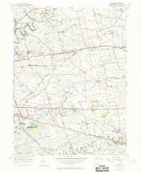 Download a high-resolution, GPS-compatible USGS topo map for Leola, PA (1967 edition)