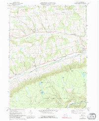 Download a high-resolution, GPS-compatible USGS topo map for Leroy, PA (1979 edition)