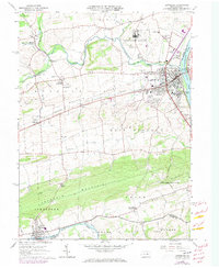 Download a high-resolution, GPS-compatible USGS topo map for Lewisburg, PA (1973 edition)