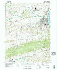 Download a high-resolution, GPS-compatible USGS topo map for Lewisburg, PA (1996 edition)