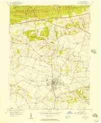 Download a high-resolution, GPS-compatible USGS topo map for Lititz, PA (1957 edition)