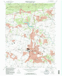 Download a high-resolution, GPS-compatible USGS topo map for Lititz, PA (1996 edition)