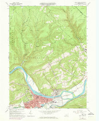 Download a high-resolution, GPS-compatible USGS topo map for Lock Haven, PA (1973 edition)